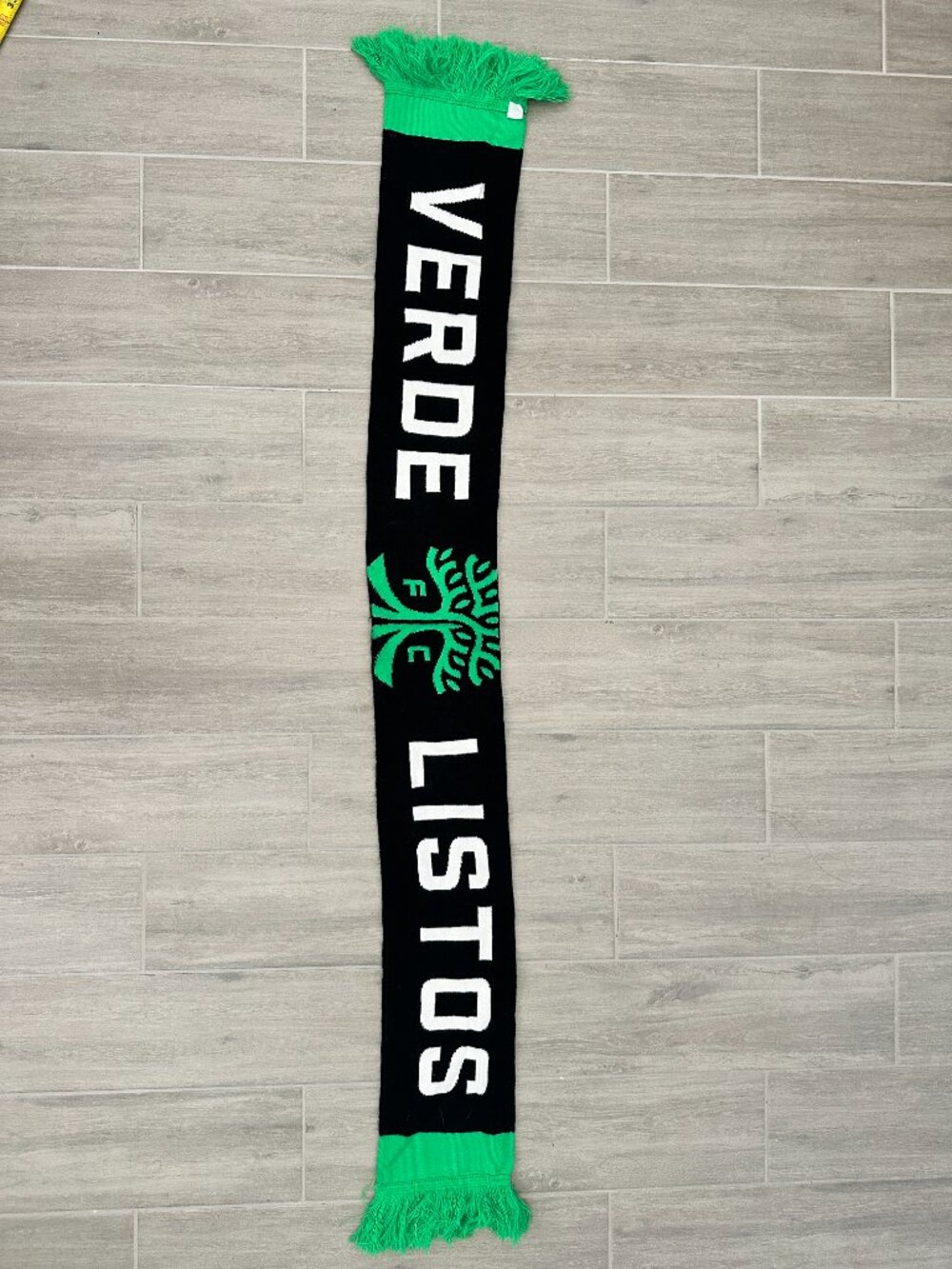 Austin FC 2021 Scarf MLS Inaugural Season 2021 Verde LISTOS